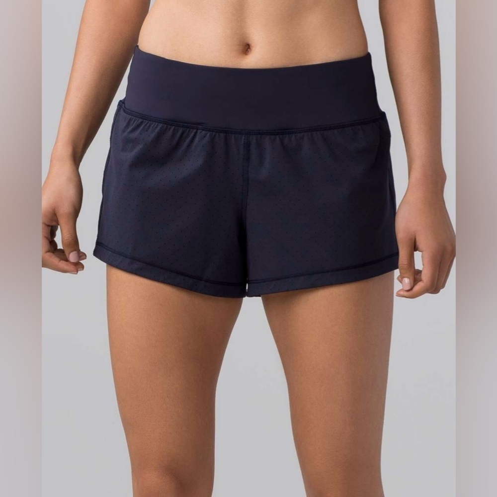Lululemon Final Lap Short (2.5") in Midnight Navy
